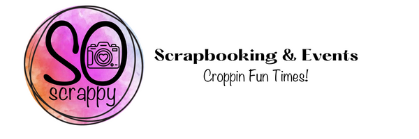 SO scrappy Scrapbooking and Events logo