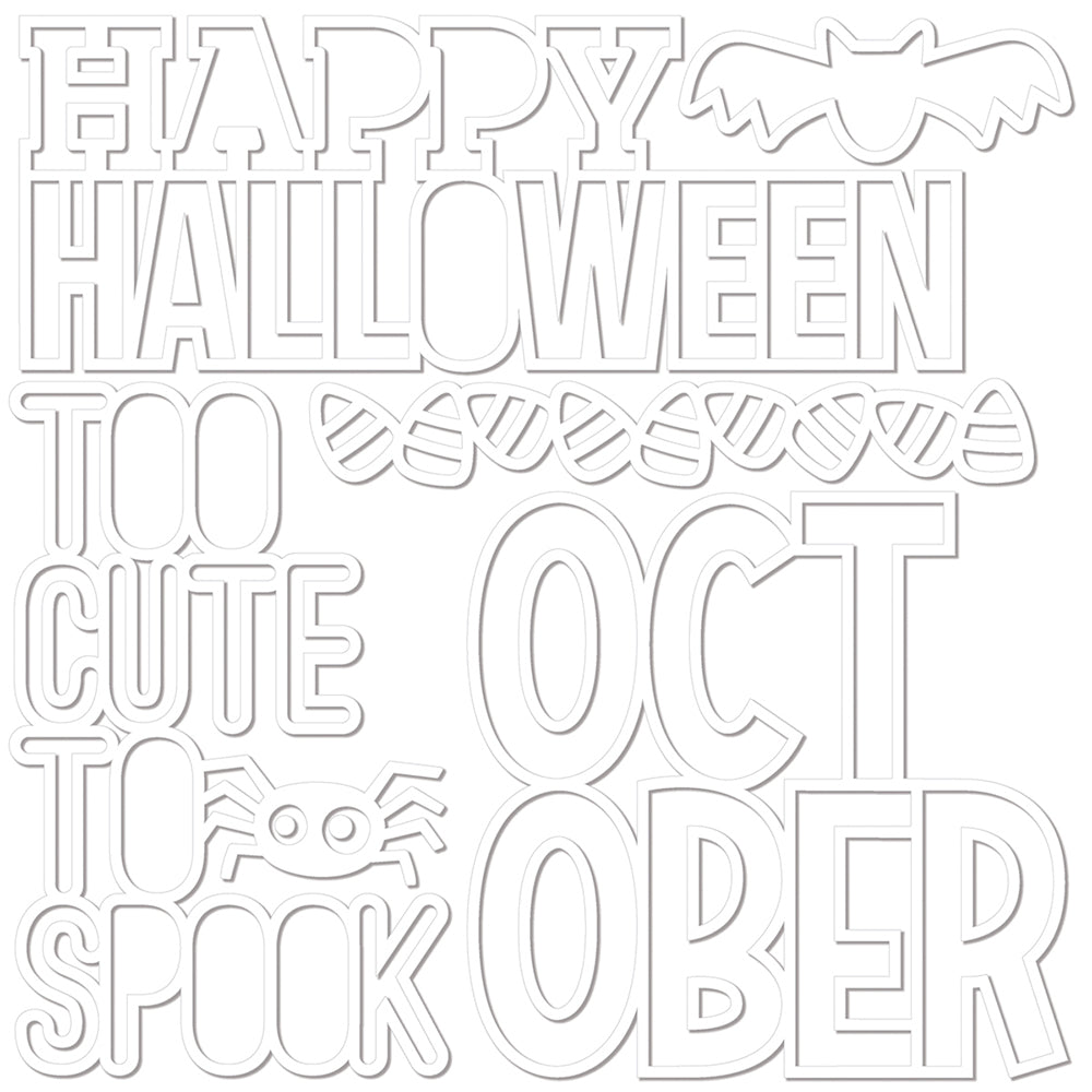 Bella Blvd - Boo To You Collection - Cut-Outs - Happy Halloween