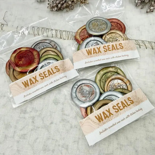 A House Of Books - Assorted Wax Seals - Metallic/Neutral