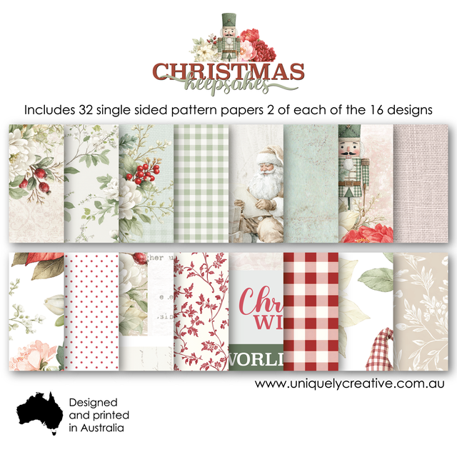 Uniquely Creative - Christmas Keepsakes Collection - 6 x 6 Collection Pack