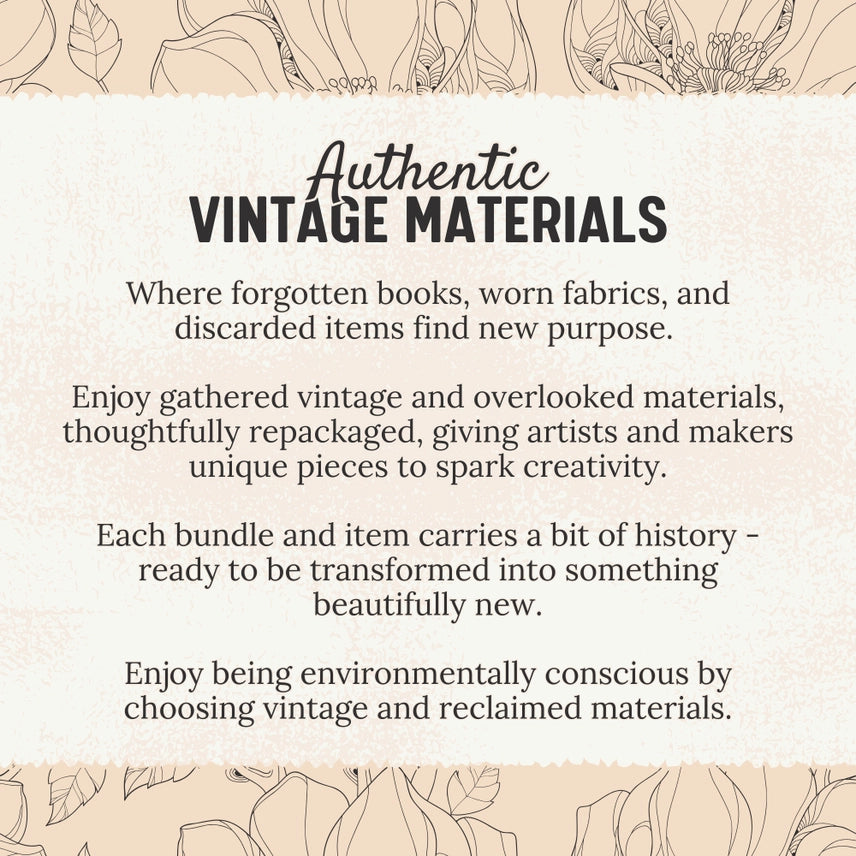 A House Of Books - Botanical and Nature Ephemera Kit For Junk Journaling