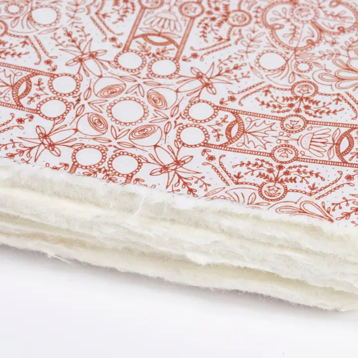 Primitives by Kathy Floral Nouveau Handmade Notebook