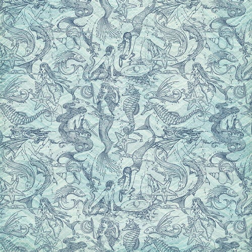 Graphic 45 - Make A Splash Collection - 12 x 12 Double-Sided Paper - Wish Upon A Starfish