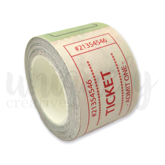Uniquely Creative - Tea And Tranquility Collection - Washi Tape - Vintage Tickets
