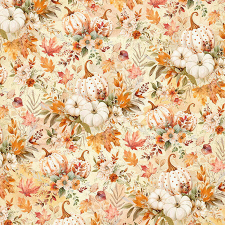 Graphic 45 - Autumn Greetings Collection - 12 x 12 Double-Sided Paper - Pumpkin Patch