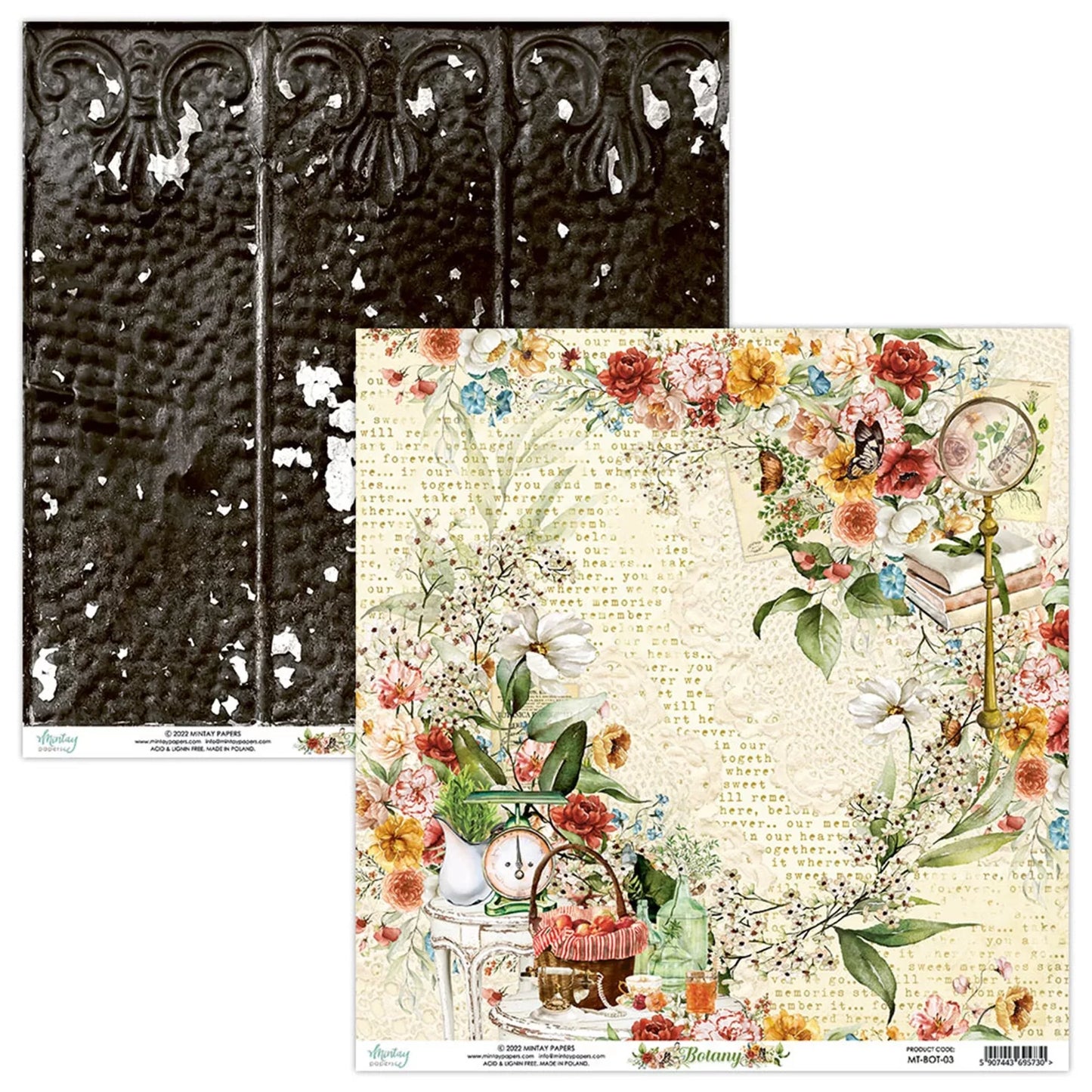 Mintay Botany - Double-Sided Single Sheet 03