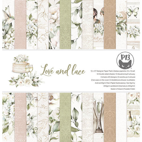 P13 Love and Lace 12 x 12 Collection Paper Pack
