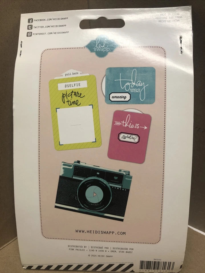 Heidi Swapp - Pink Paislee Interactive Cards