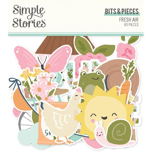 Simple Stories - Fresh Air Collection - Ephemera - Bits & Pieces
