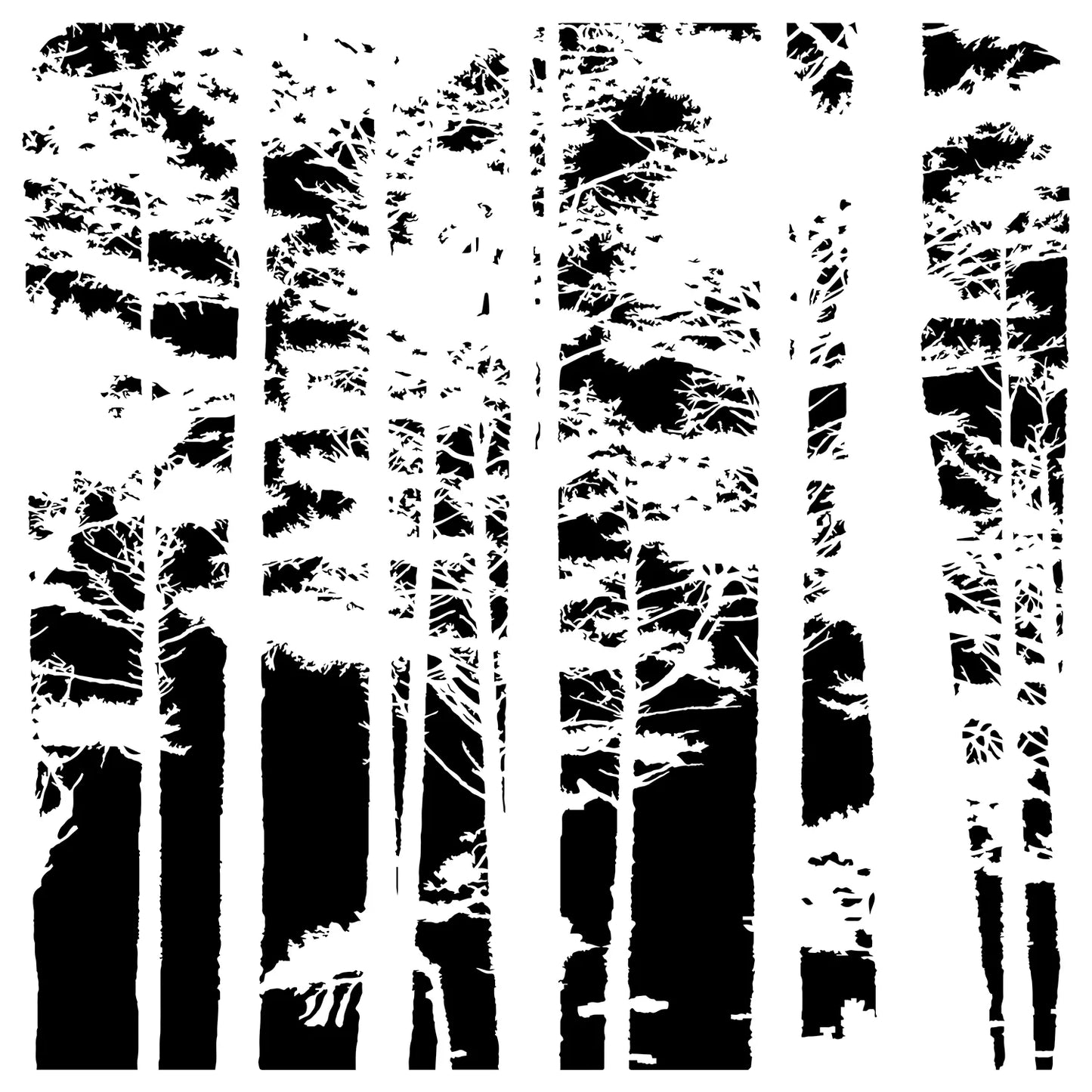 The Crafter's Workshop - 6 x 6 Stencil - Tree Canopy