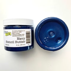 The Crafter's Workshop - Stencil Butter 2 oz - Navy Blue