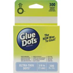 Glue Dots Clear Dot Roll - Ultrathin - Pkg of 300