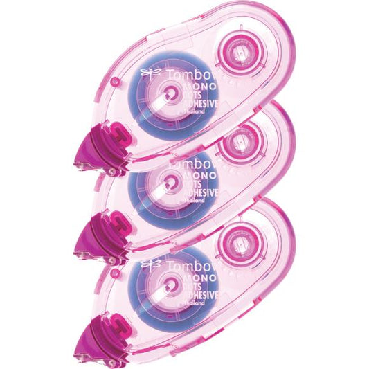 Tombow Glue Tape Runner - Dot Pattern - Refill Package of 3