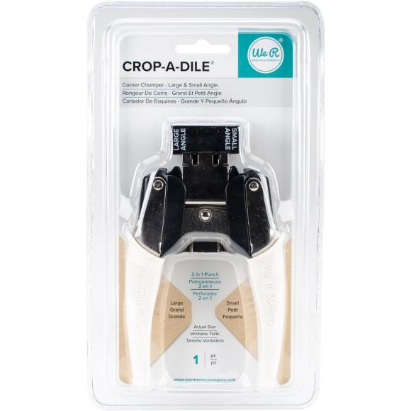 We R Makers - Crop-A-Dile Corner Chomper Tool - Large and Small Angle