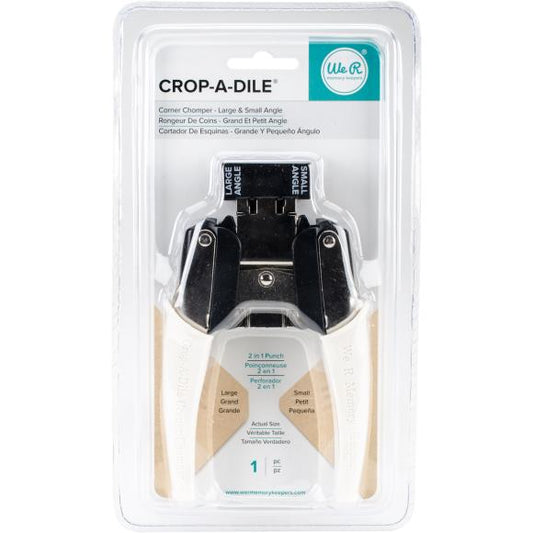 We R Makers - Crop-A-Dile Corner Chomper Tool - Large and Small Angle