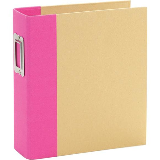 Simple Stories Sn@p! Binder 6"X8" - Pink