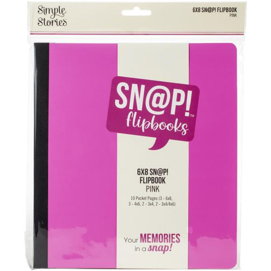 Simple Stories Sn@p! Flipbook 6"X8" - Pink