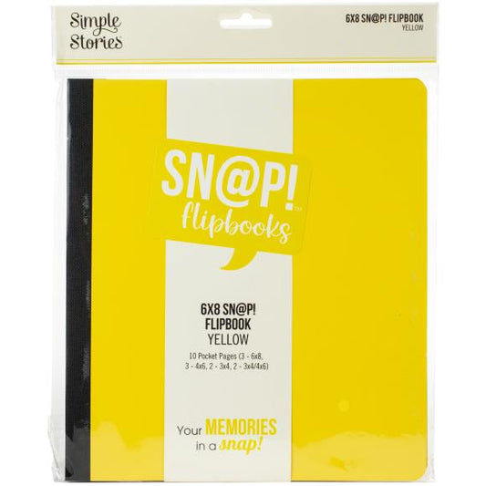 Simple Stories Sn@p! Flipbook 6"X8" - Yellow