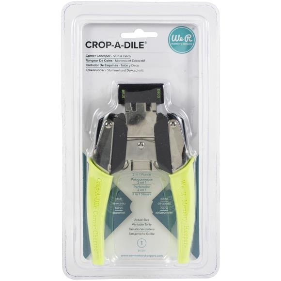 We R Keepers - Crop-A-Dile Retro Corner Chomper Tool - Stub & Deco