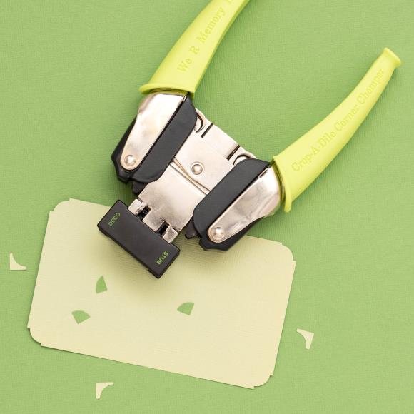 We R Keepers - Crop-A-Dile Retro Corner Chomper Tool - Stub & Deco