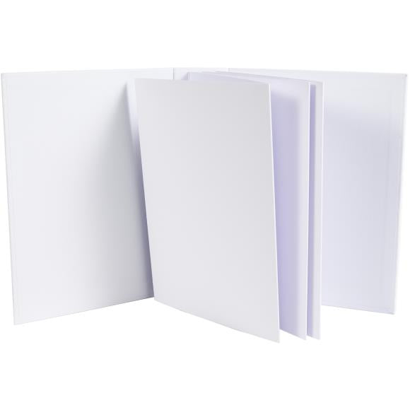 49 And Market Foundations 2" Portrait Album 8.5"x 6.5" - White