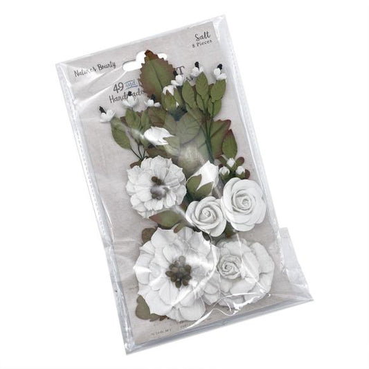 49 And Market Nature's Bounty Paper Flowers - Salt