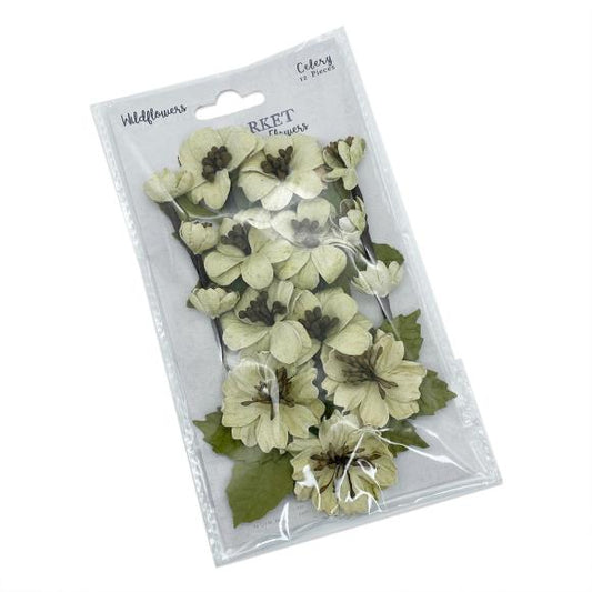 49 And Market Wildflowers Paper Flowers - Celery