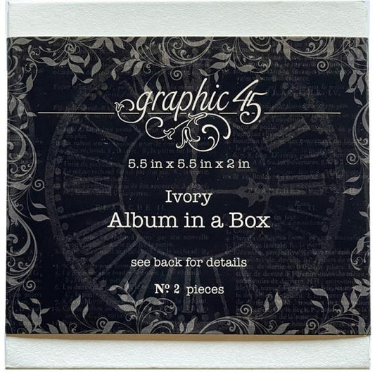 Graphic 45 Album In A Box - Ivory