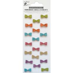 Little Birdie 3D Glitter Embellishment - Bows