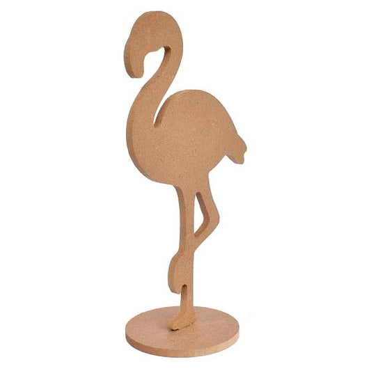 Little Birdie MDF Standing Flamingo 6.5"X12"