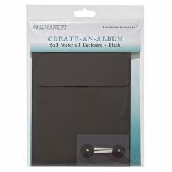 49 and Market - Create-An-Album Collection - 6 x 8 Waterfall Enclosure - Black