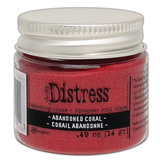 Ranger Ink - Tim Holtz - Distress Embossing Glaze - Abandoned Coral