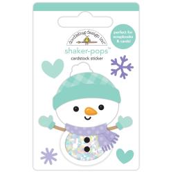 Doodlebug Doodle-Pops - Shaker Pops - 3D Stickers  Snow Much - Snow Fun