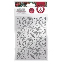 Tonic Studios - 3D Timeless Tidings - Mistletoe Shower Embossing Folder