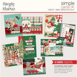 Simple Stories - Simple Vintage Holly Jolly Collection - Simple Cards - Card Kit