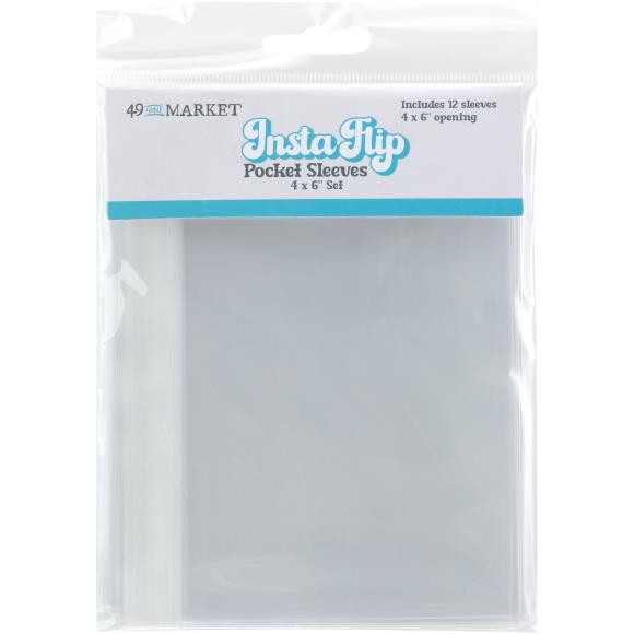 49 and Market - InstaFlip Pocket Sleeves - 4" x 6" - Set of 12