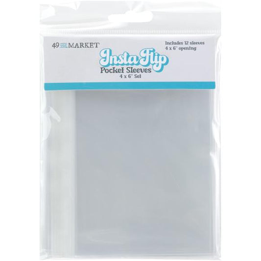 49 and Market - InstaFlip Pocket Sleeves - 4" x 6" - Set of 12