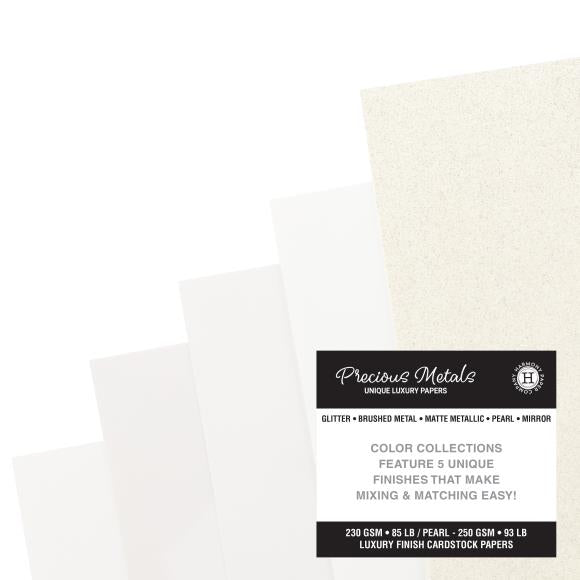 Harmony Precious Metals Cardstock 8.5"X11" - Ivory