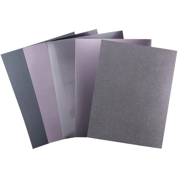 Harmony Precious Metals Cardstock 8.5"X11" -Charcoal