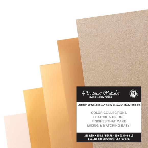Harmony Precious Metals Cardstock 8.5"X11" - Rose Gold