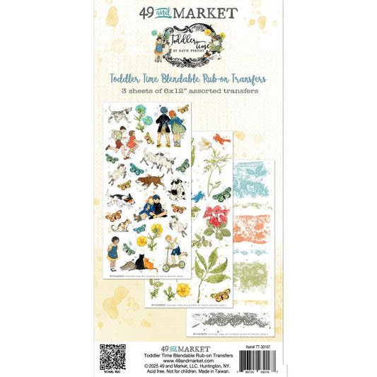 49 and Market - Toddler Time - Blendable Rub-Ons