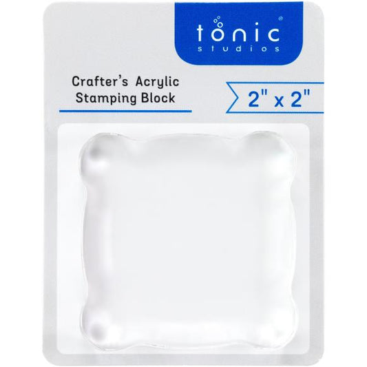 Tonic Studios Acrylic Stamping Block - 2" x 2"