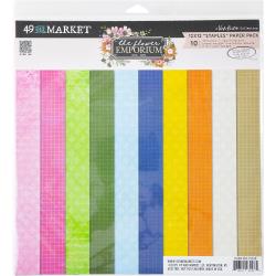 49 and Market - The Flower Emporium by Vicki Boutin -12 x 12 Double-Sided Paper Pack - Staples