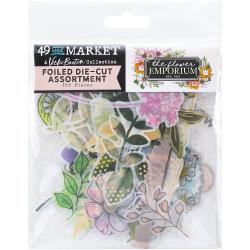 49 and Market - The Flower Emporium by Vicki Boutin - Foiled Die-Cuts Assortment