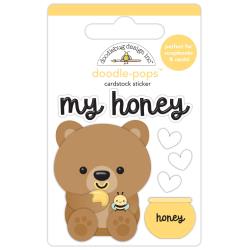 Doodlebug Doodle-Pops 3D Stickers -My Honey