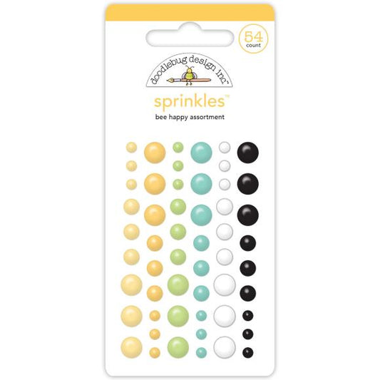 Doodlebug Design - Bee Happy Collection - Sprinkles - Bee Happy Assortment