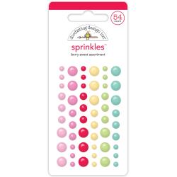 Doodle Bug Design - Berry Sweet Collection - Sprinkles - Adhesive Enamel Assortment