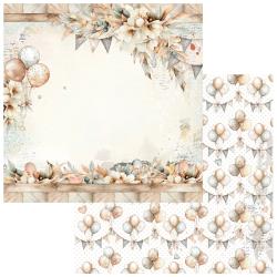 49 and Market - Little Celebrations Collection - 12 x 12 Double Sided Paper - Uplifting Moments