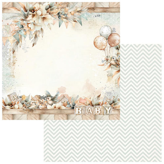 49 and Market - Little Dreamer Collection - 12 x 12 Double Sided Paper - Bundle Of Joy