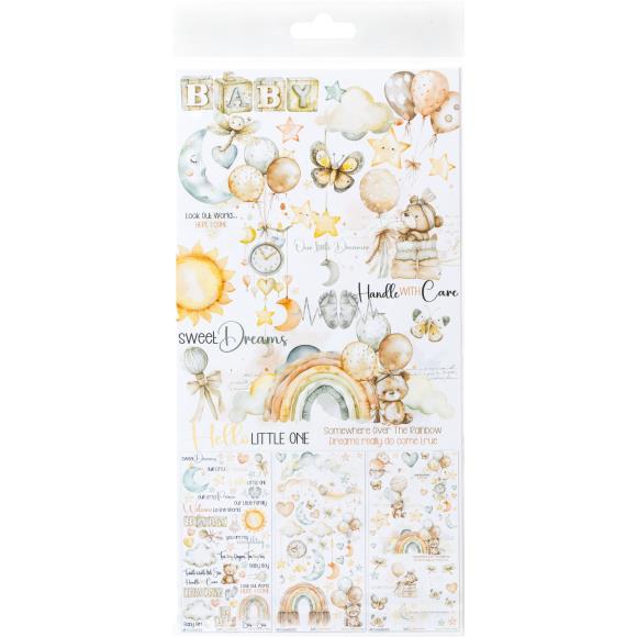 49 and Market - Little Dreamer Collection - 6 x 12 Rub-on Transfer Set